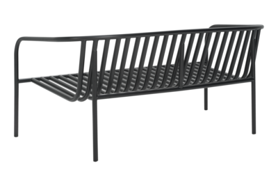 Bendt 2-Sitzer Sofa Schwarz/Teddy Ant