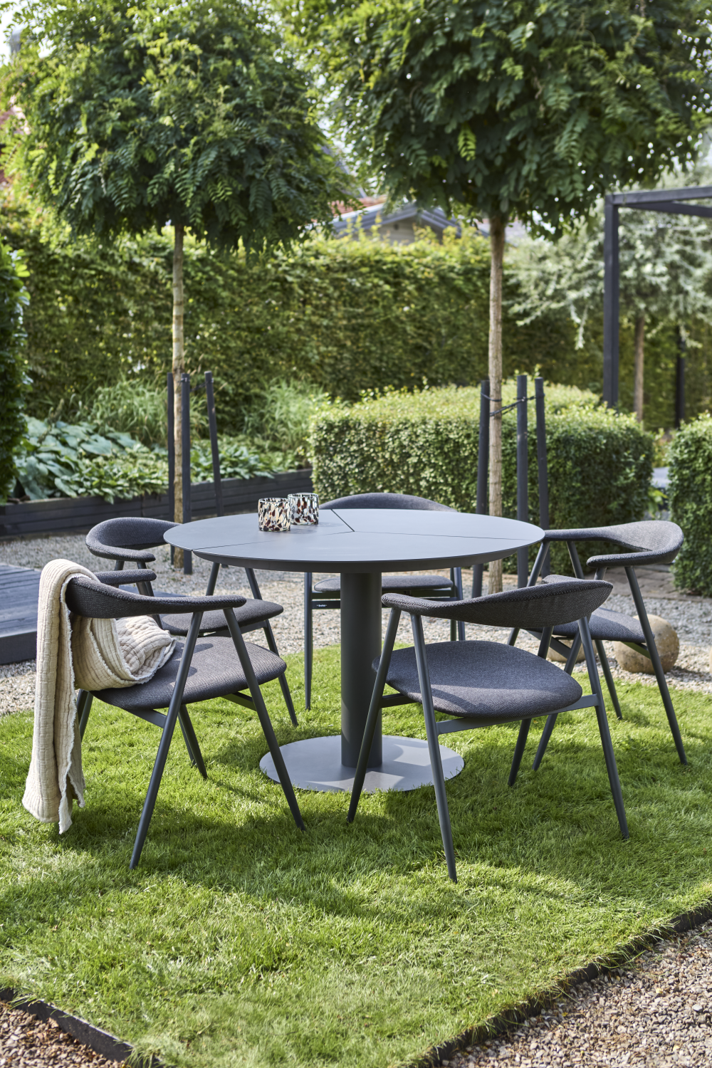 Boi Diningsessel Anthrazite/Black Barley