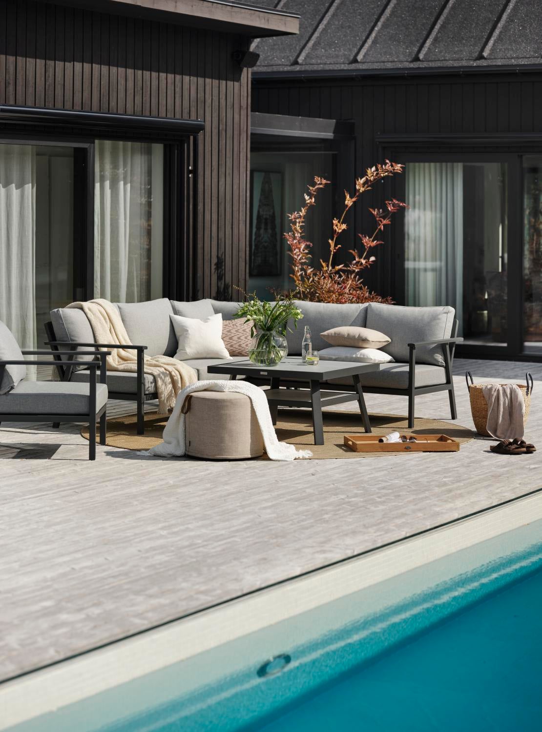 Samvaro Low Abschluss Antrazit/Pearl grey