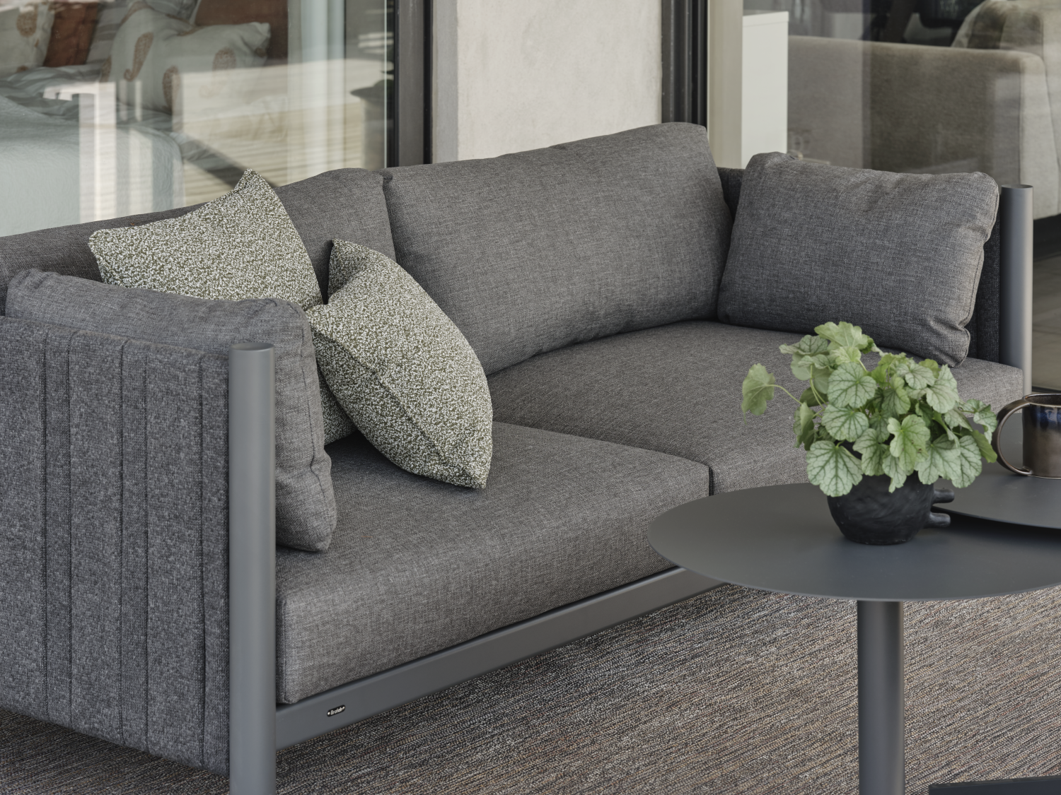 Brad 2,5-Sitzer-Sofa Antrazit/Charcoal Grey
