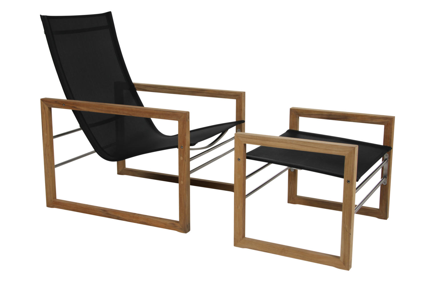 Vevi Sessel Natur/schwartz