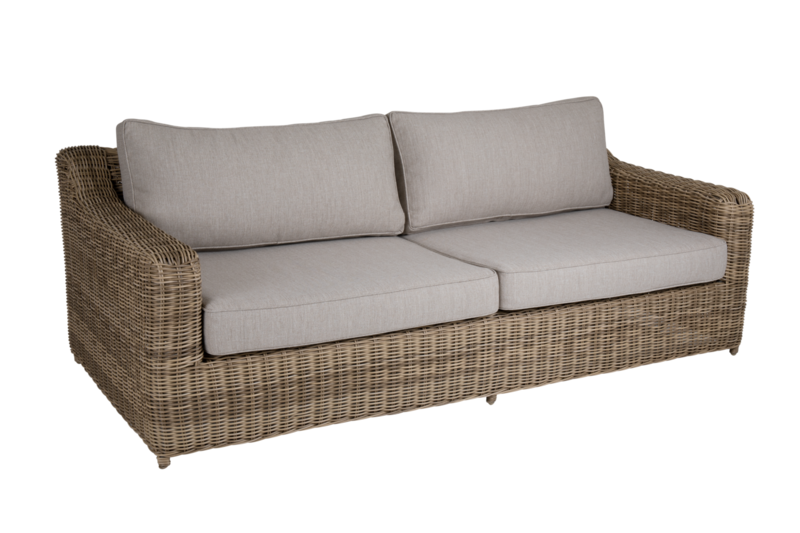 Glendon 3-Sitzer Sofa Rustic/Beige