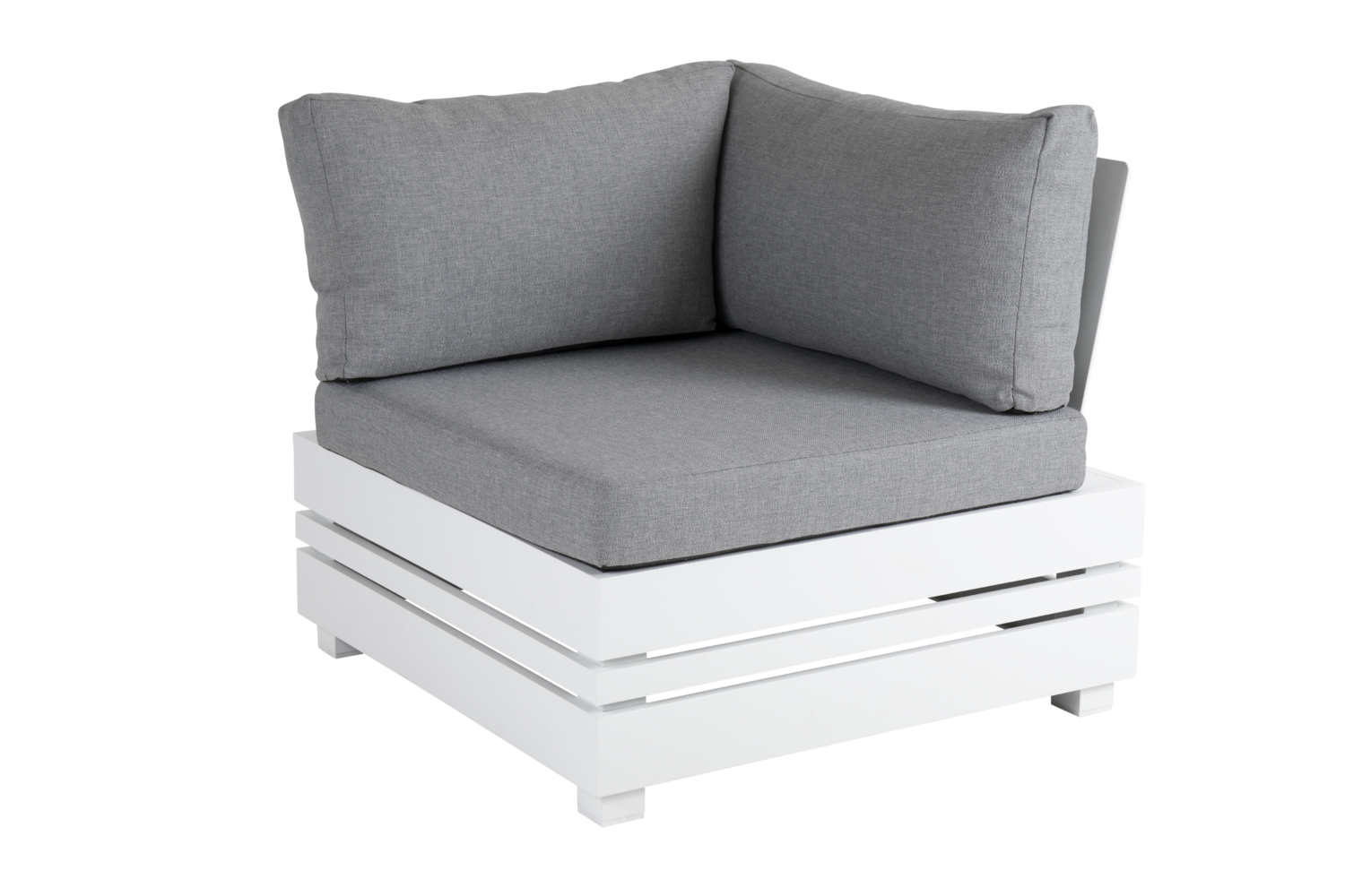 Ambon Ecke Weiß/Pearl grey