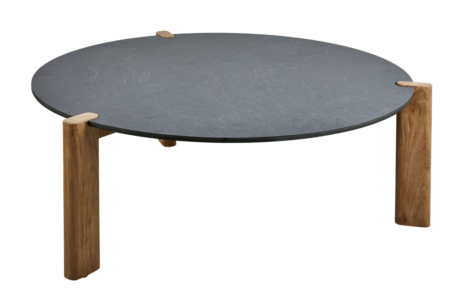 Domino Loungetisch Antrazit/Natur