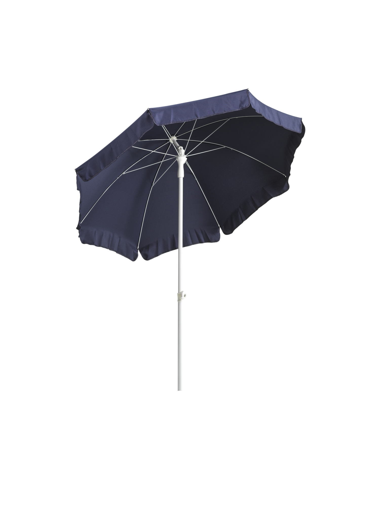 Follina Sonnenschirm Weiß/blau