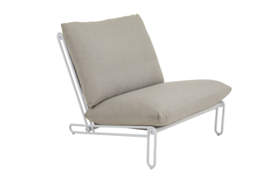 Blixt Loungesessel Weiß/Cley Beige