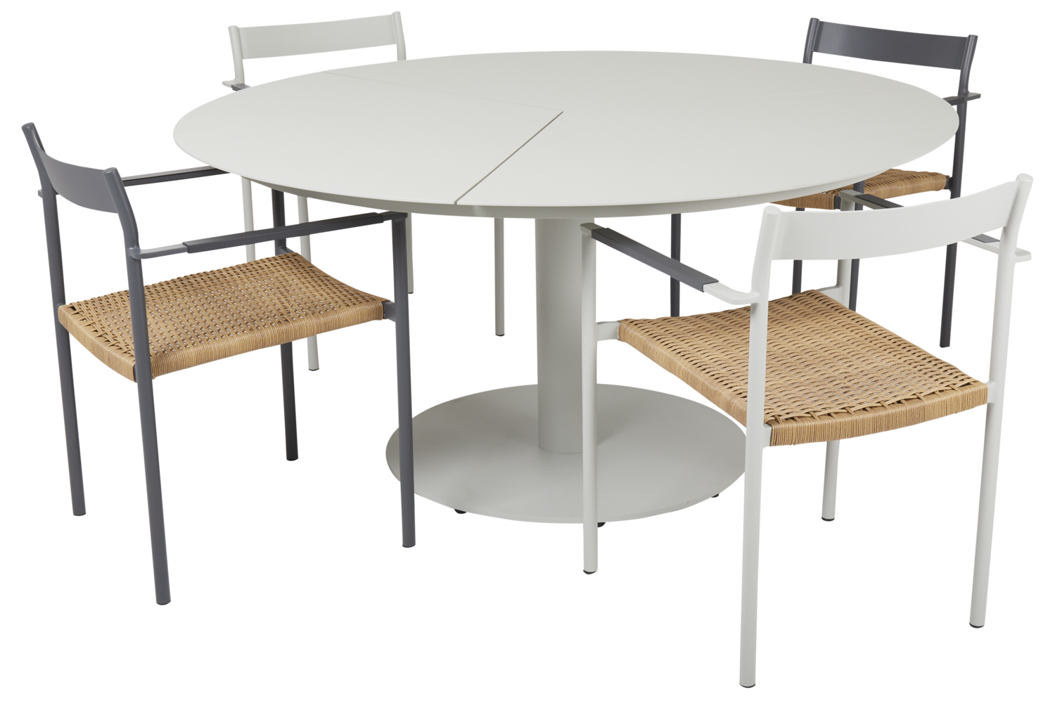 DK Diningstuhl Antrazit/Natur