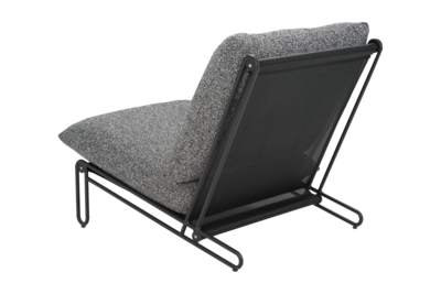 Blixt Loungesessel Schwarz/Teddy Ant