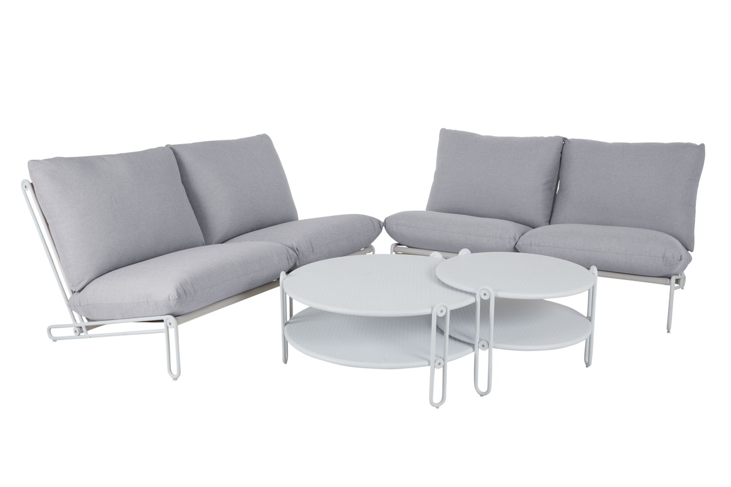 Blixt Loungetisch Weiß