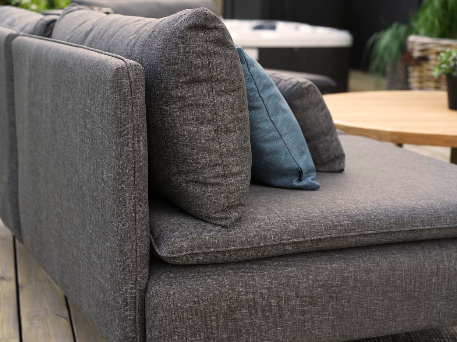 Callisto Rückenkissen  Schwarz/Onyx