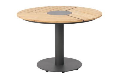 Peace Wood Esstisch Antrazit/Teak