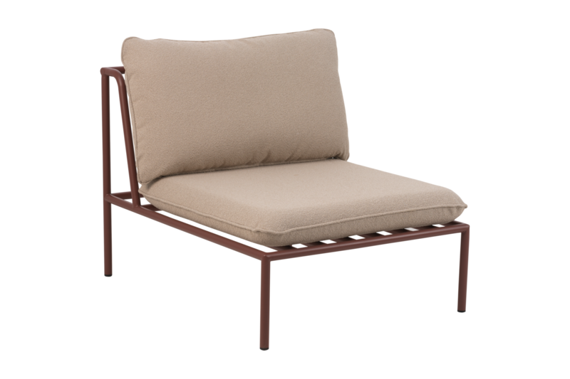 Collier Mitte Zin Red/Teddy Beige