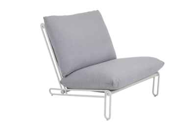 Blixt Loungesessel Weiß/Sky Grey