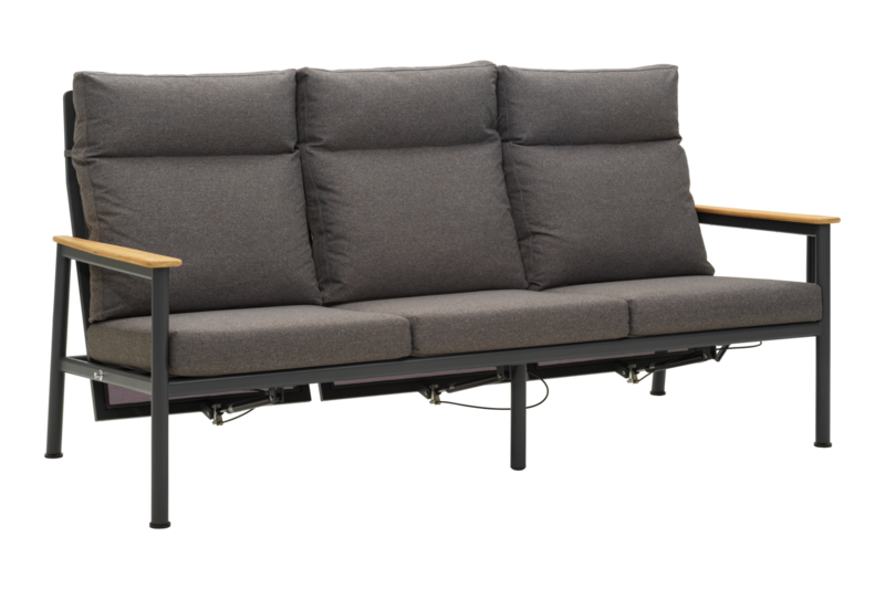 Gordon 3-Sitzer Sofa Anthrazit/Soft Dawn