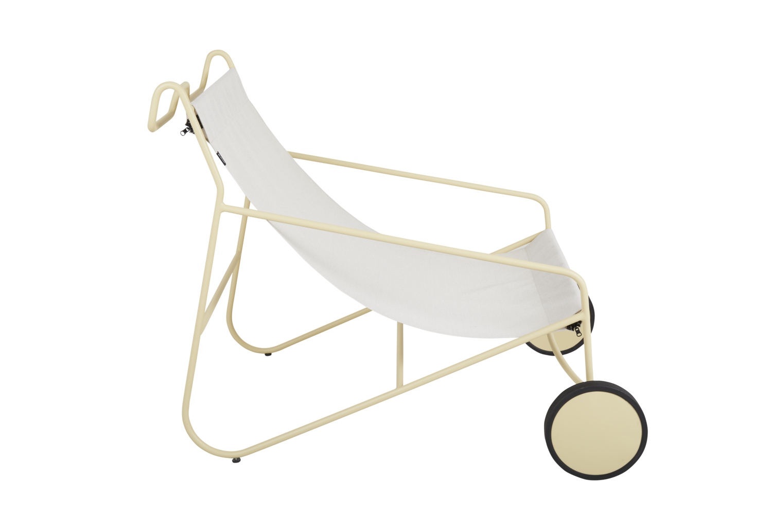 Poul Chair Loungesessel Lemon/Off-white