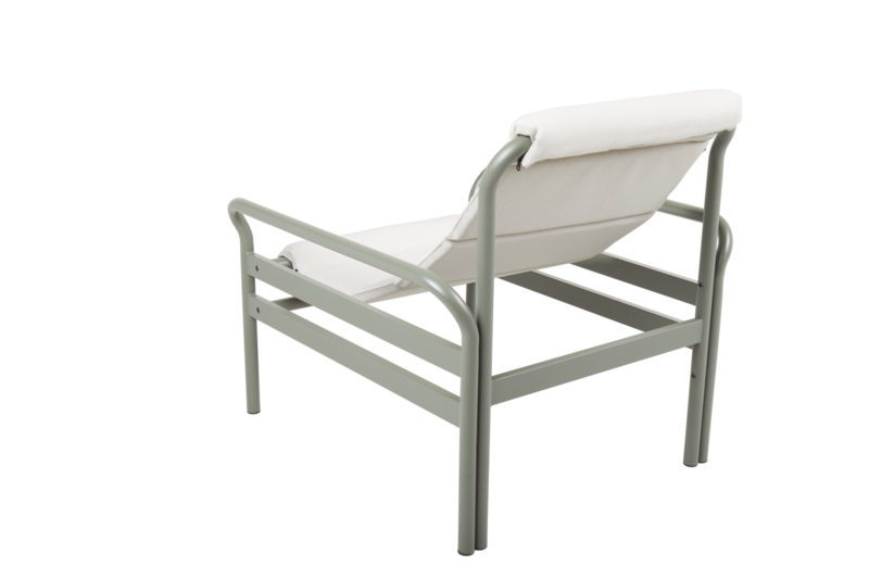 Sling Loungesessel Nordic Green/Vanilla White