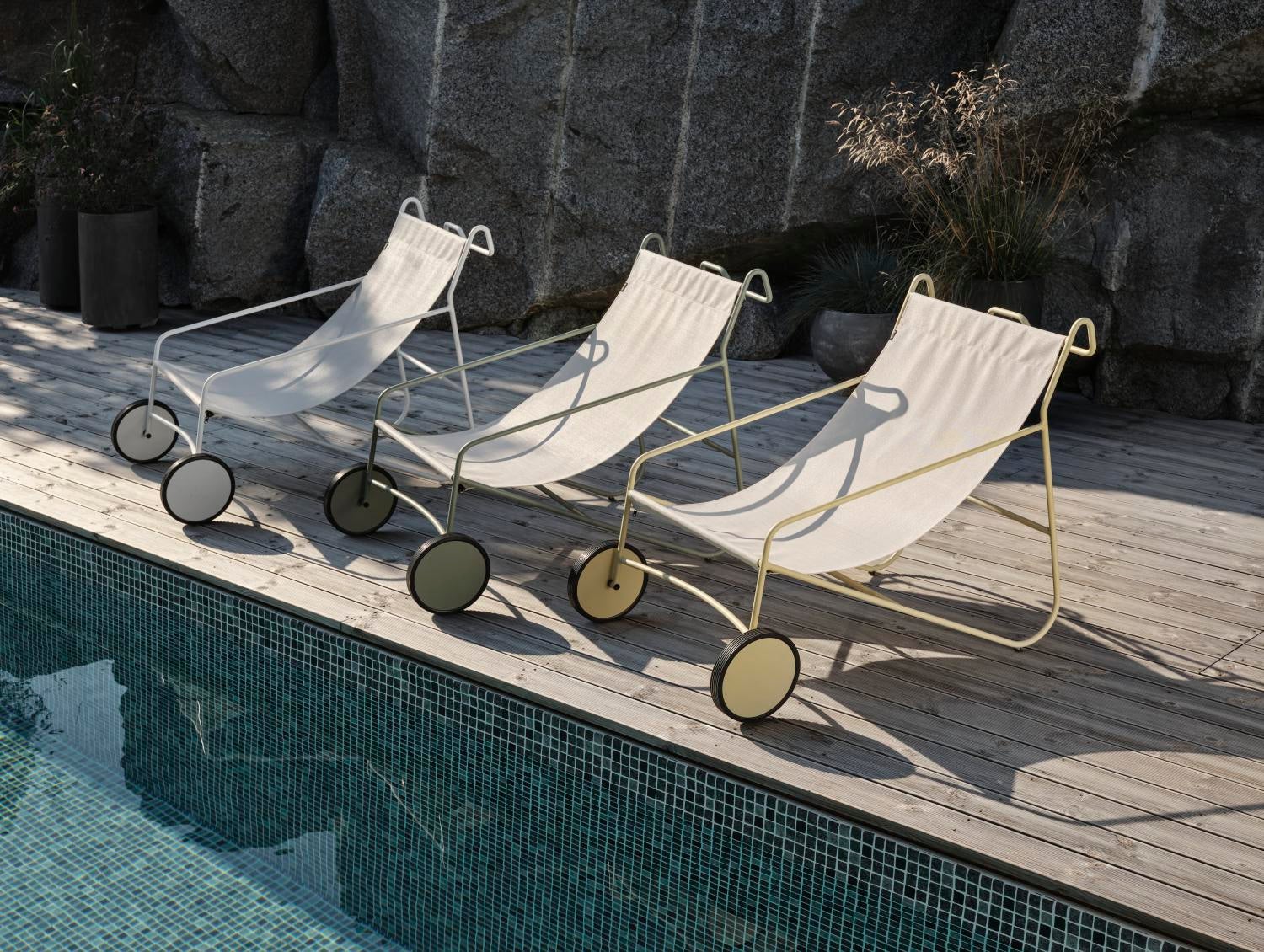 Poul Chair Loungesessel Dustygreen_Offwhite