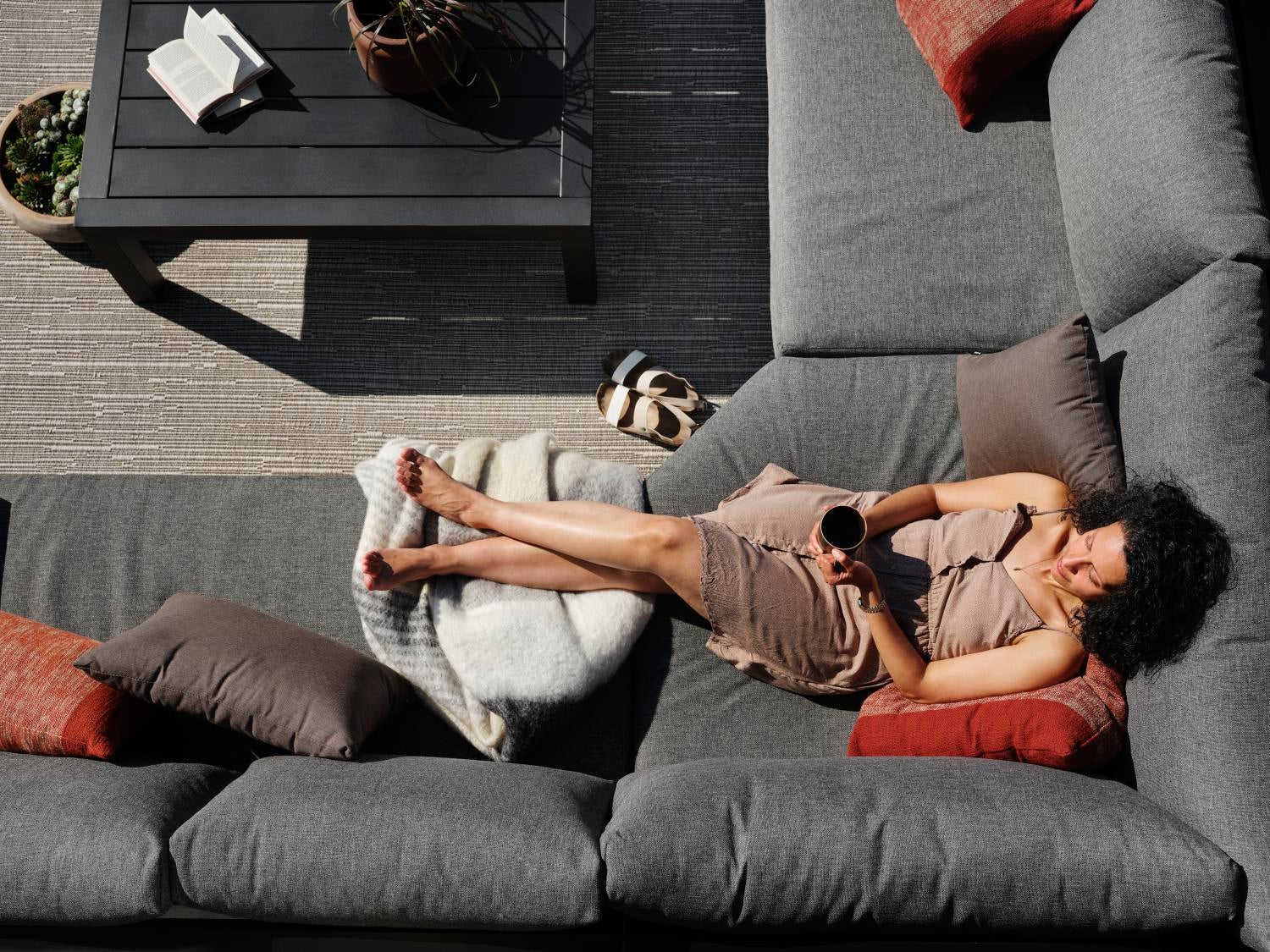 Averio Teppich Hellgrau