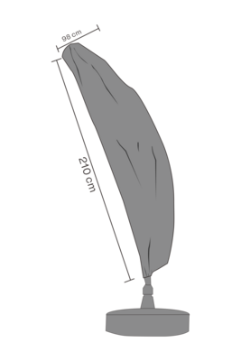 Möbelabdeckung Sonnenschirm Abdeckung Schwartz - Wasserdicht