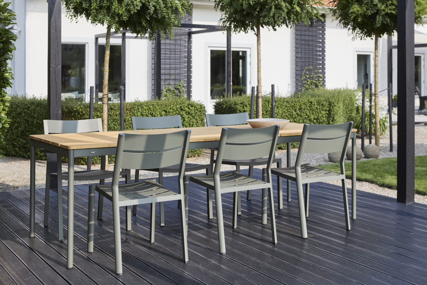 Nox Esstisch Nordic Green/Bamboo