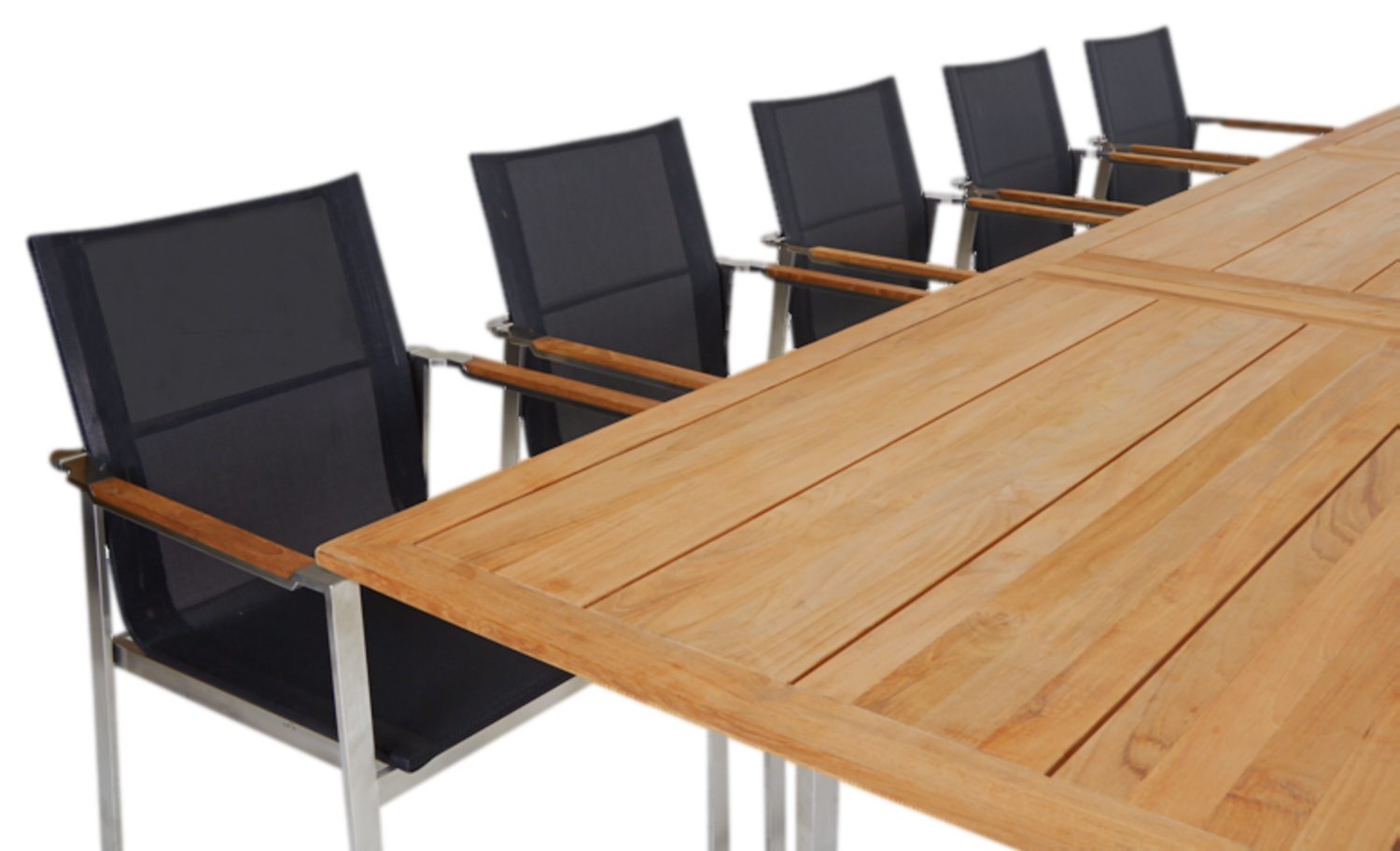 Gotland Esstisch Silver/teak