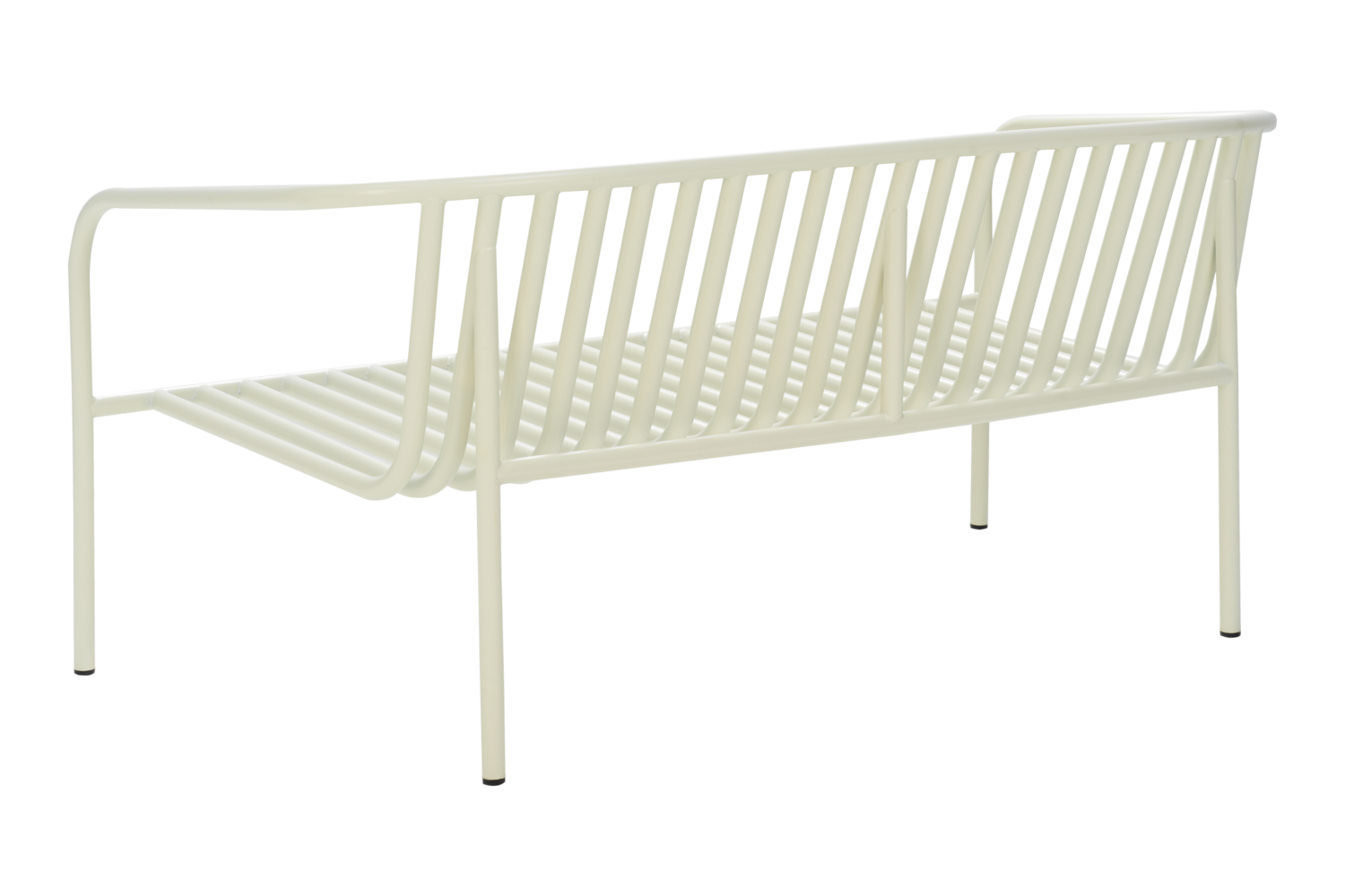 Bendt 2-Sitzer Sofa Pearl White/Teddy Orange