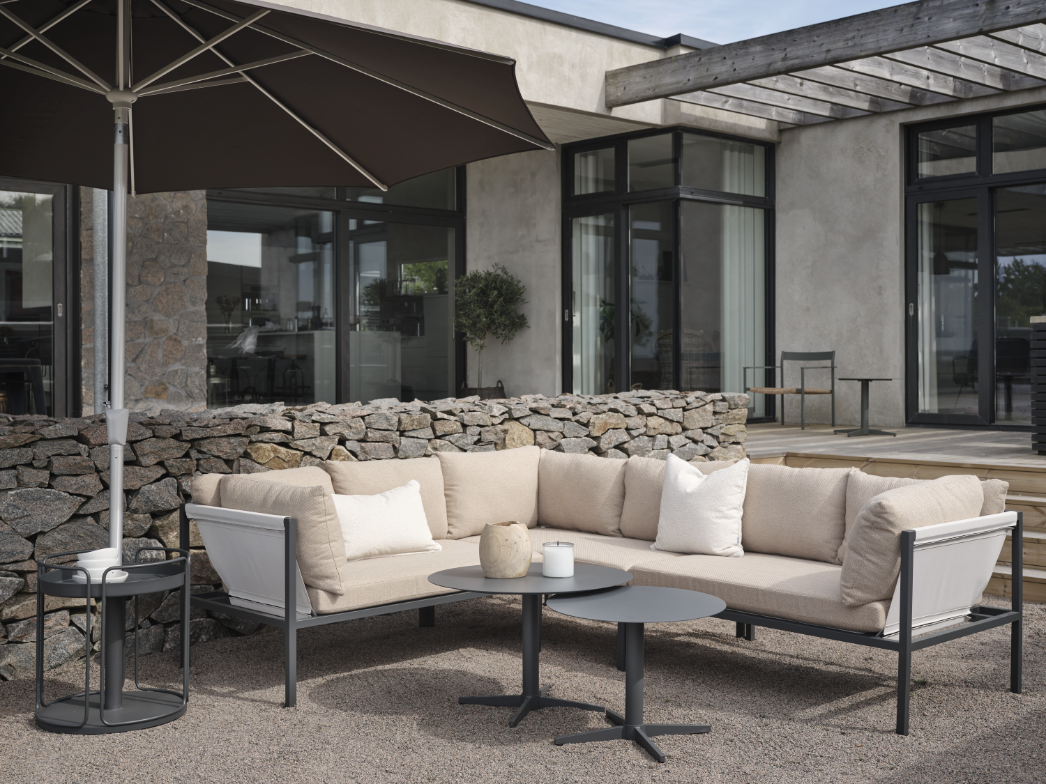 Allie Ecklounge Antrazit/Barley