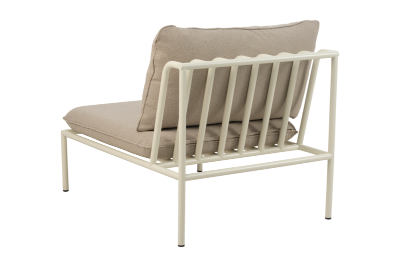 Collier Mitte Pearl White/Teddy Beige