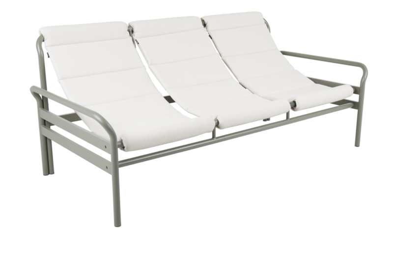 Sling 3-Sitzer Sofa Nordic Green/Vanilla White