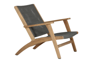 Kira Lounge Sessel Natur/grau