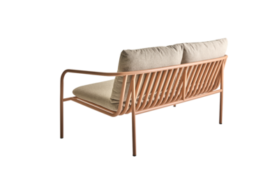 Bendt 2-Sitzer Sofa Peach/Teddy Beige