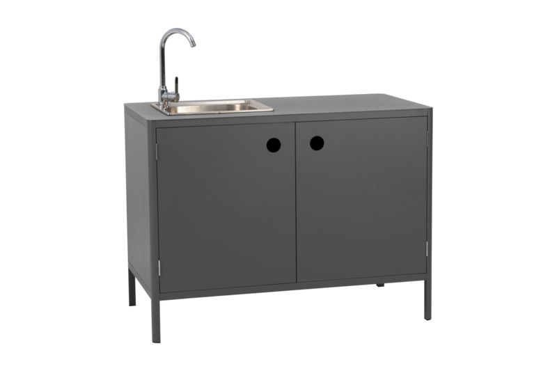 Kelia Outdoorküche Antrazit