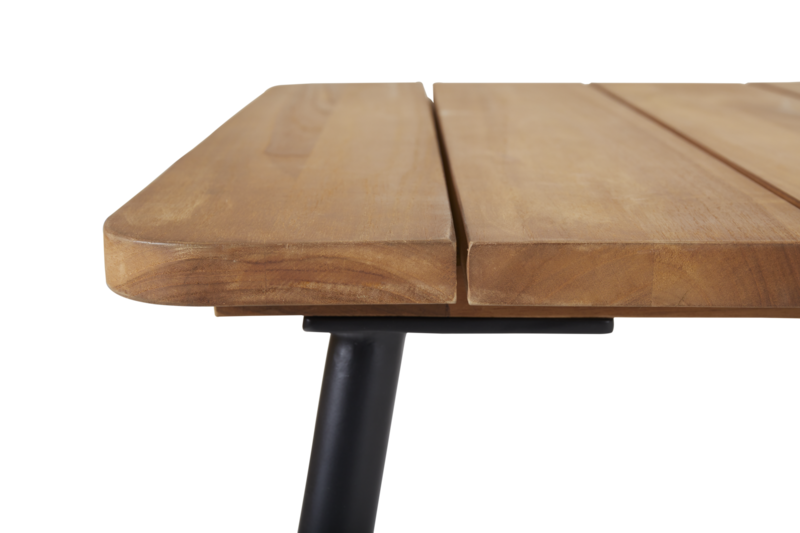 Nolli Esstisch Schwarz/teak
