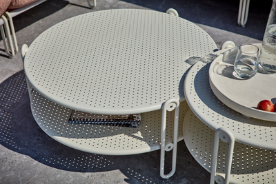 Blixt Loungetisch Pearl white