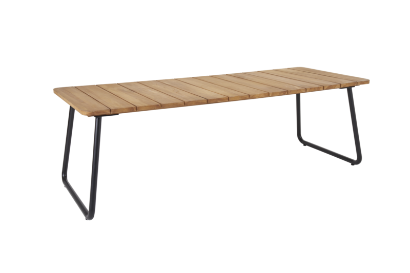 Nolli Esstisch Schwarz/teak