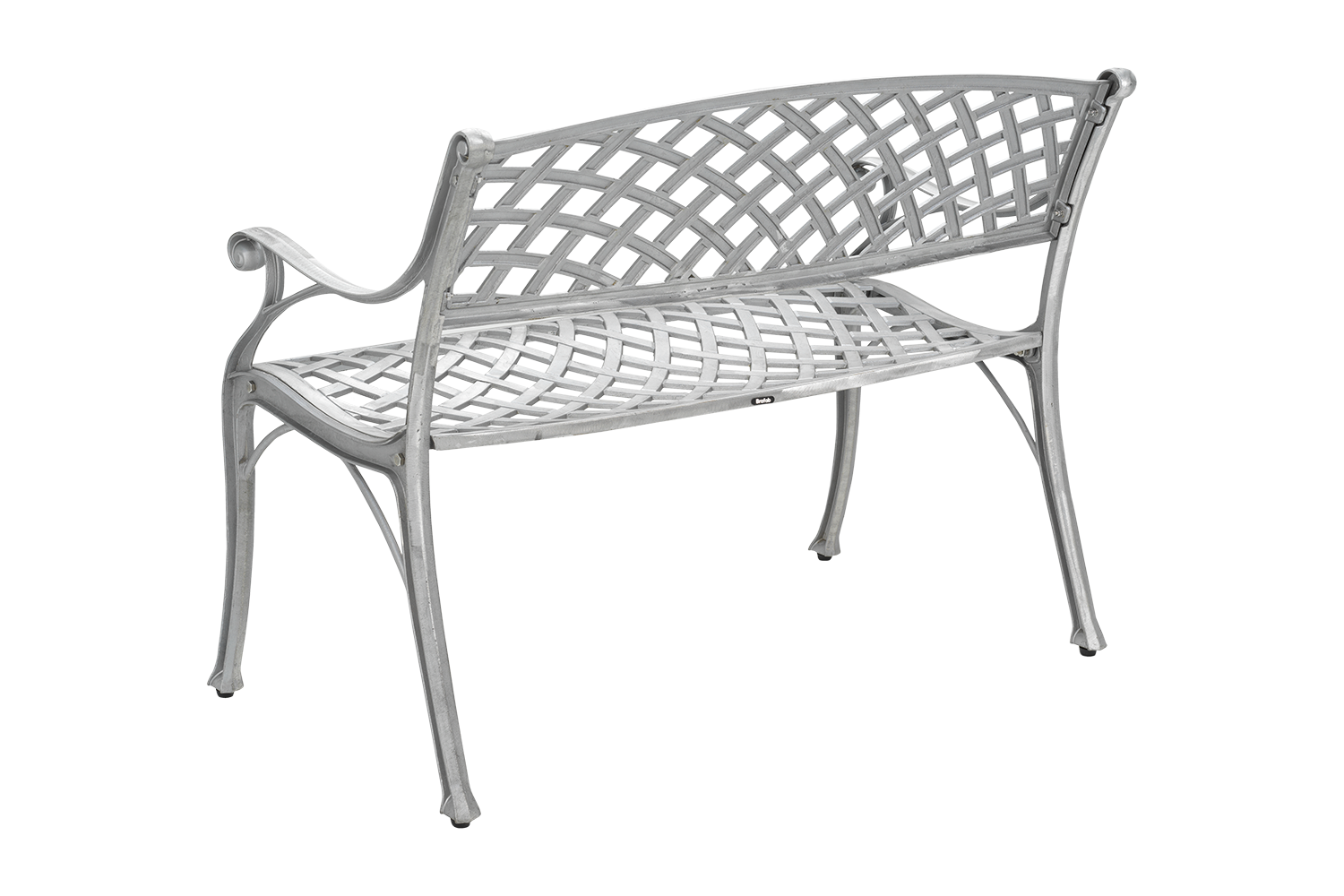Arras 2-Sitzer Sofa Aluminium
