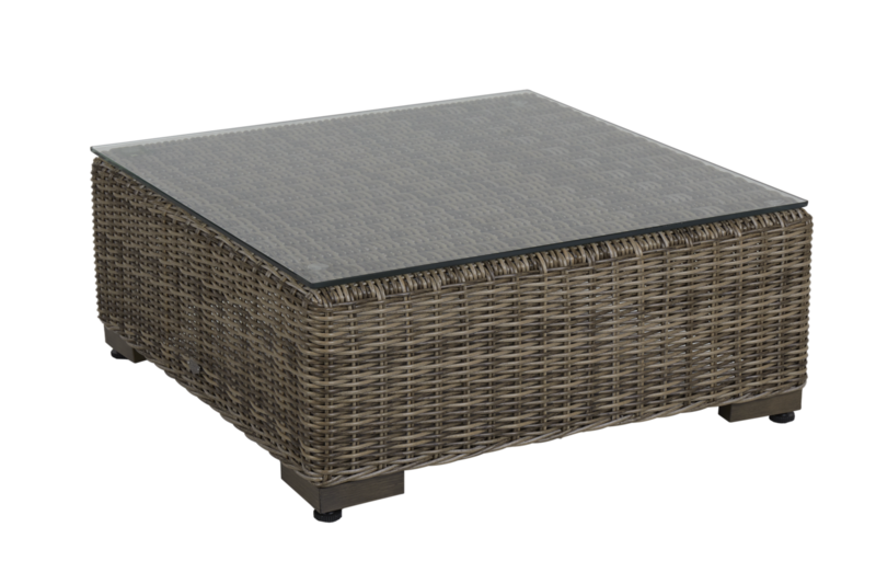 Ninja Hocker/Tisch Rustic/beige