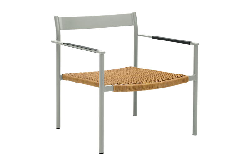 DK Loungesessel Light Grey/Natur