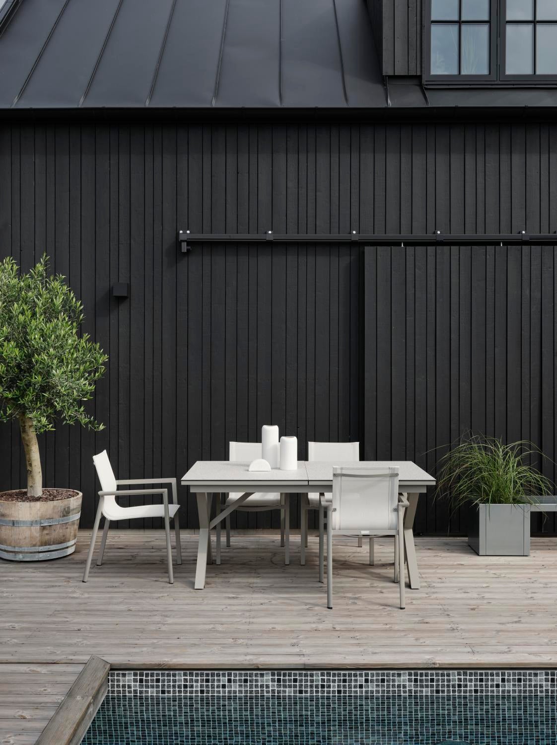 Delia Diningsessel Khaki/Off-white