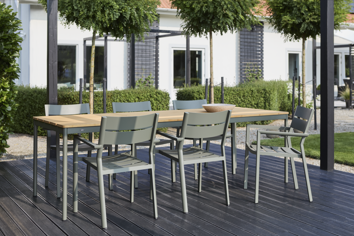 Nox Esstisch Nordic Green/Bamboo