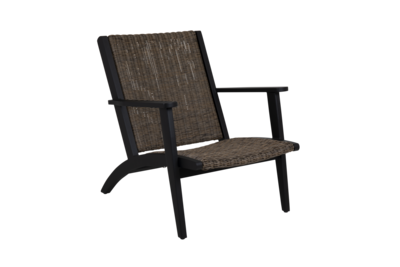 Kira Lounge Sessel Black_rustic