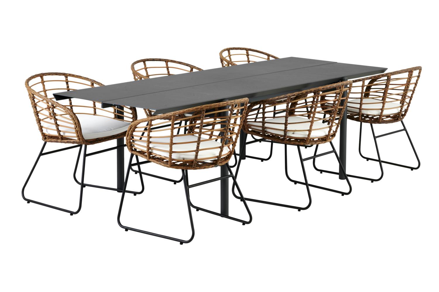 Covelo Diningstuhl Natur/weiß